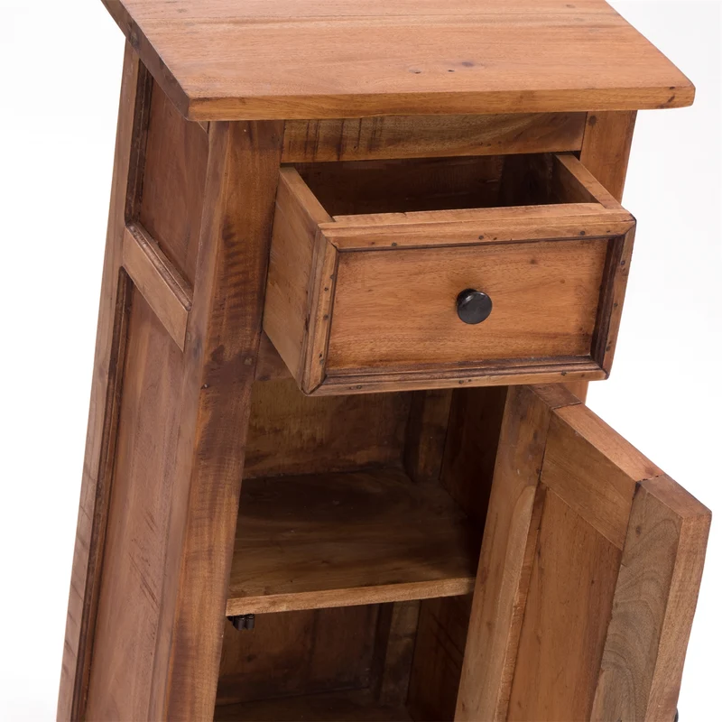 FLURSCHRANK PLANT 80x36cm (HxB) Massivholz | Telefontisch | Farbe: 08 honigfarben gewachst