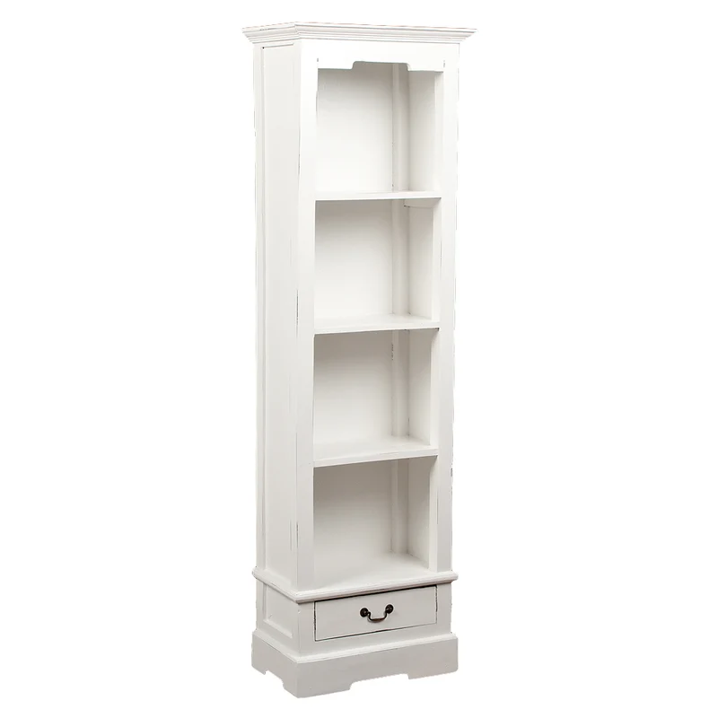 Bücherregal ANGELIQUE Antik Weiß ca. B56cm