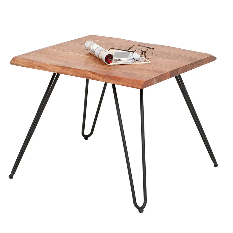 Beistelltisch VARGO ca. 60x60cm Akazie Natural-Brown-R