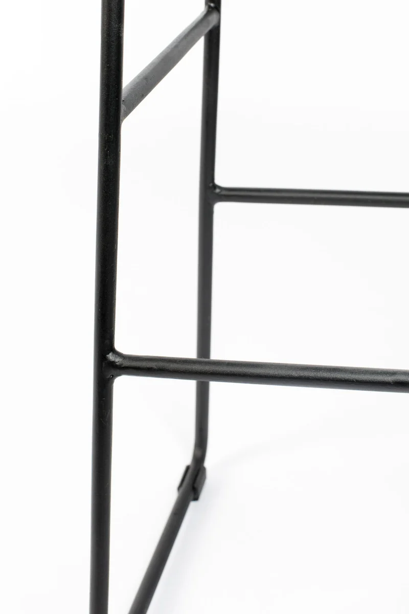 Barhocker TANGLE Natural - Metall und Teakholz