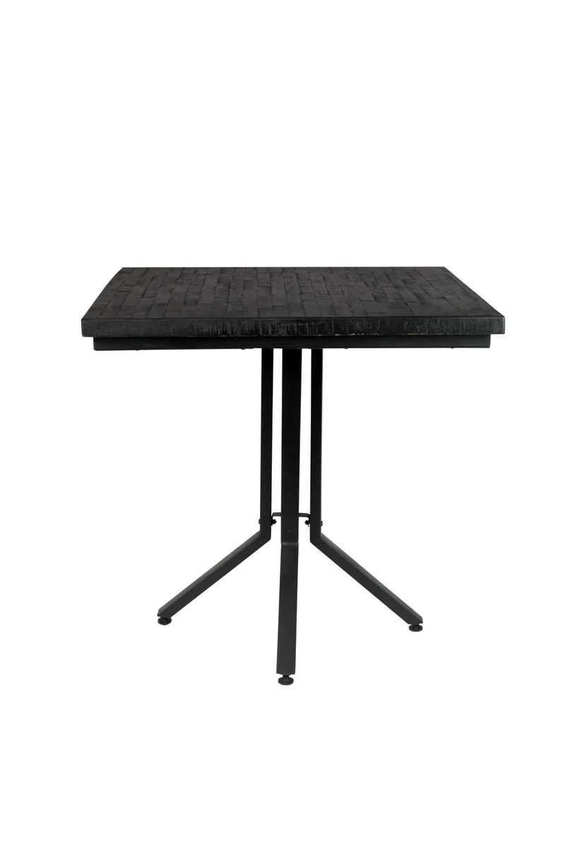 Bistrotisch MAZE Square schwarz 75 x 75 cm