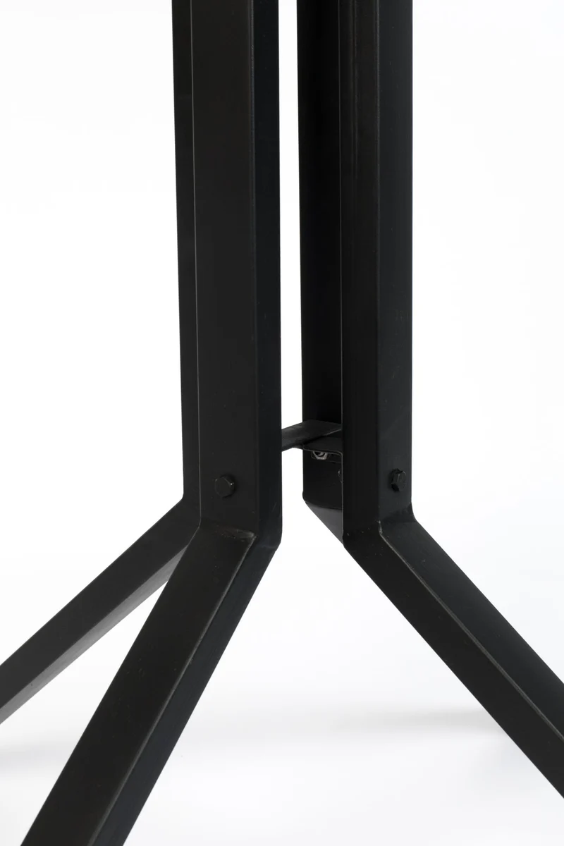 Bistrotisch MAZE Square schwarz 75 x 75 cm