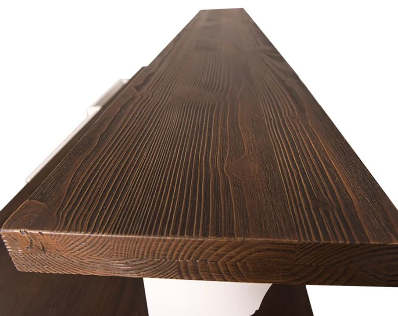 Casa Padrino Landhausstil Theke mit 3 Schubladen Weiß / Dunkelbraun 180 x 68 x H. 120 cm - Landhausstil Möbel