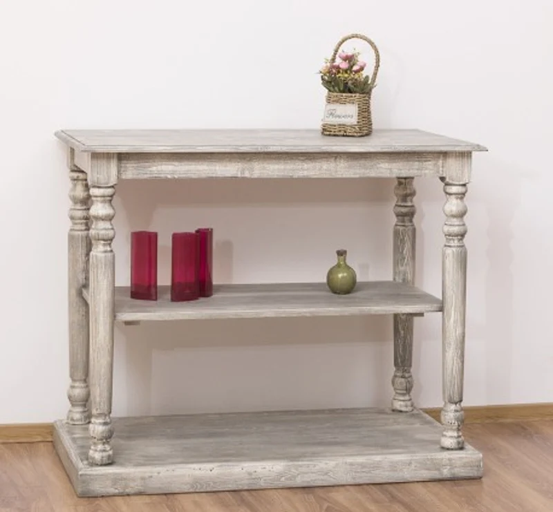 Casa Padrino Konsole im Landhausstil mit 1 Ablage, 110 x 60 x 89 cm