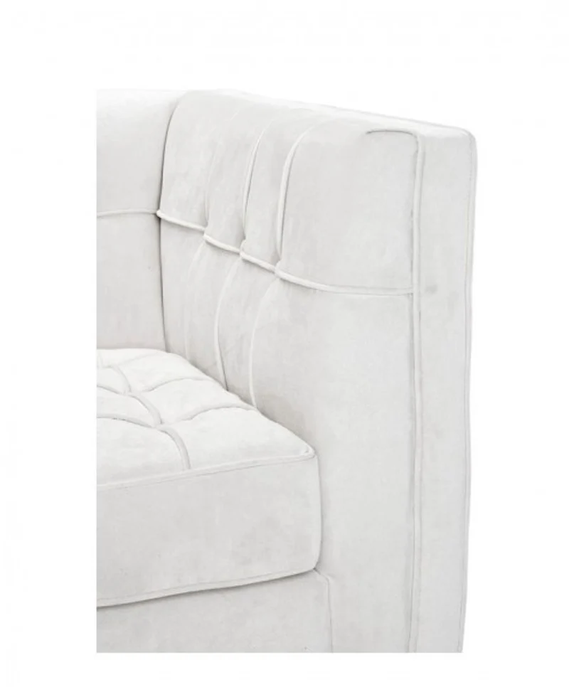 Casa Padrino Luxus Designer Hotel Sessel in Weiß mit schwarzem Gestell - 94 x 82 x 77 cm