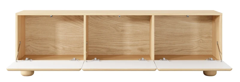 TV-Schrank Lomo mit drei Klappen, 150 cm, Vicenza-Eiche