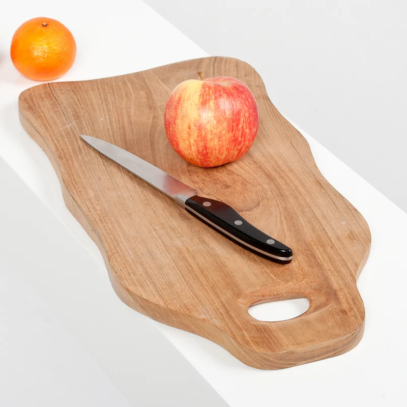 Schneidbrett PAPAN 40cm Natural Teak