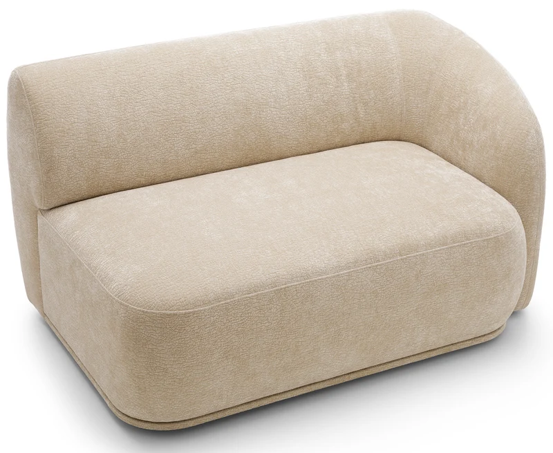 Doppelmodul Bommo rechtsseitig beige Chenille