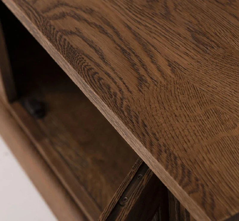 Casa Padrino Landhausstil Massivholz Garderobenschrank Dunkelbraun 140 x 41 x H. 210 cm - Wand Garderobe - Flur Schrank - Flur Möbel - Garderoben Möbel - Landhausstil Möbel