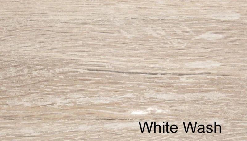 Bank New York - 200 x 35 cm, Platte aus alter Balkeneiche White Wash