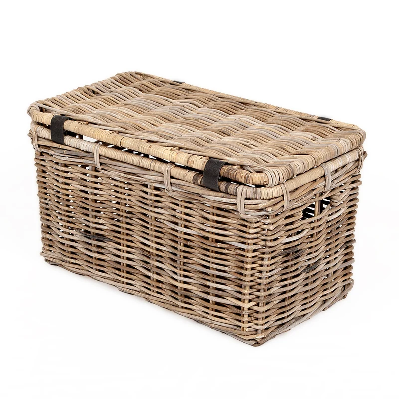 Rattan Truhe RESSY Grey ca. L70cm Couchtisch