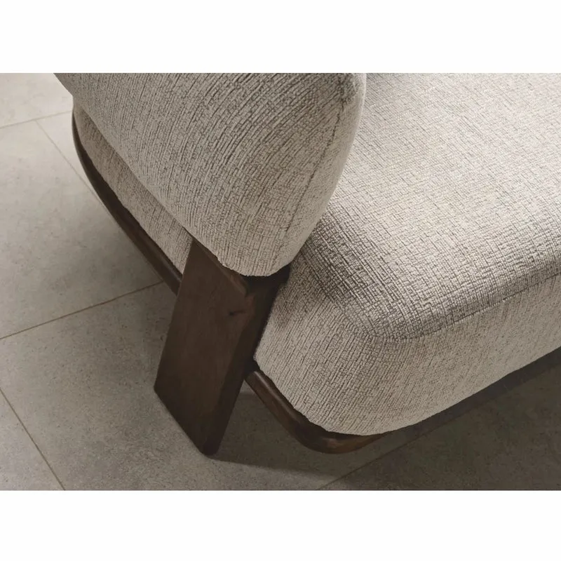 Casa Padrino Luxus Wohzimmer & Hotel Sofa Hellgrau / Dunkelbraun 230 cm - Luxus Möbel