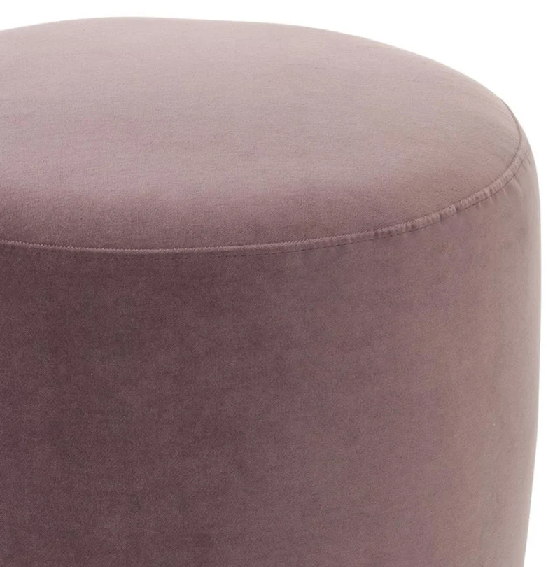 Casa Padrino Luxus Hocker Lila / Gold 40 x H. 45 cm - Hotel Möbel