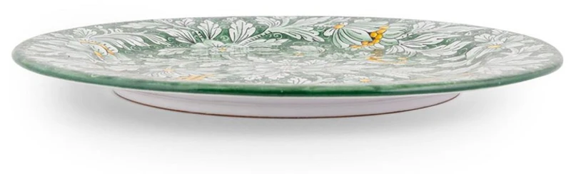 Casa Padrino Luxus Keramik Teller 6er Set Grün Ø 32 cm - Made in Italy