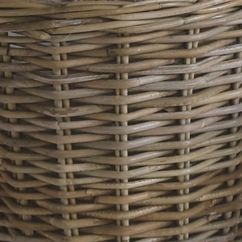 Natur Rattan Pflanzkorb AMRUM Kubu Grey ca.H30cm Pflanztopf