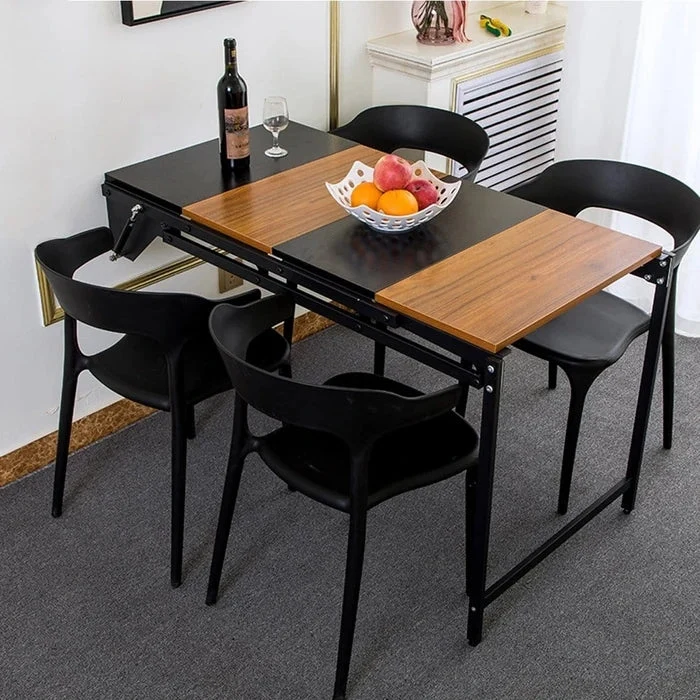 Wandmontiertes umwandelbares Regal und Tisch