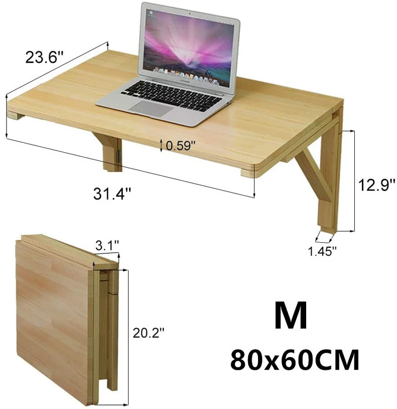Wandmontierter Klapptisch