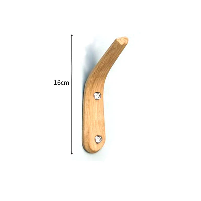 Wandmontierte handgefertigte Kleiderhaken aus Holz
