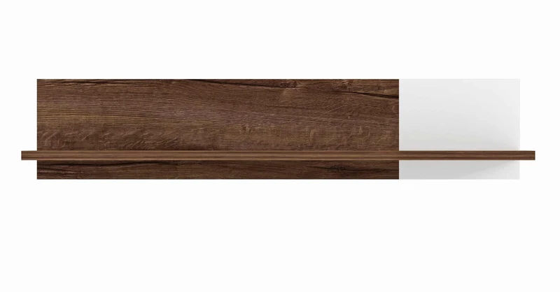 Wandboard passend zur Serie RAVEN, Optik Schlammeiche mit Weiß