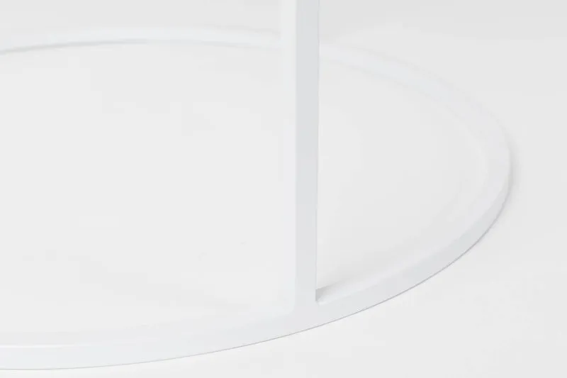 Beistelltisch GLAZED WHITE von ZUIVER