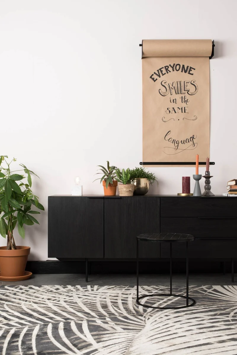 Sideboard TRAVIS BLACK OAK von ZUIVER