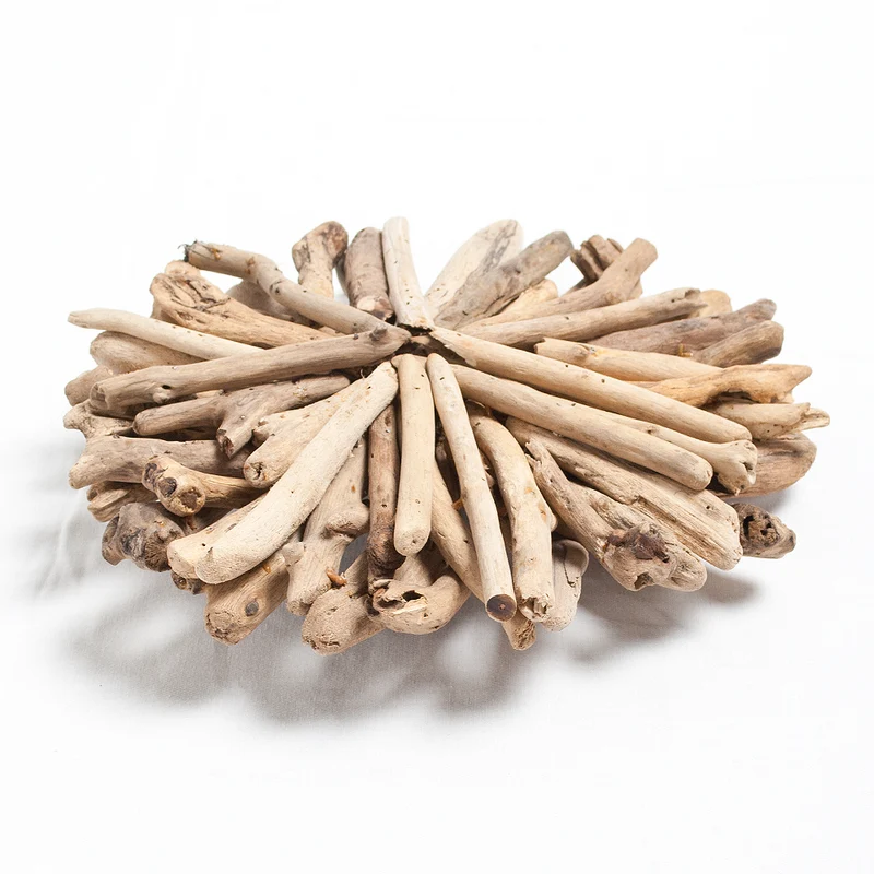 Wand-Deko-Objekt BULAT Natural ca. D30cm Treibholz