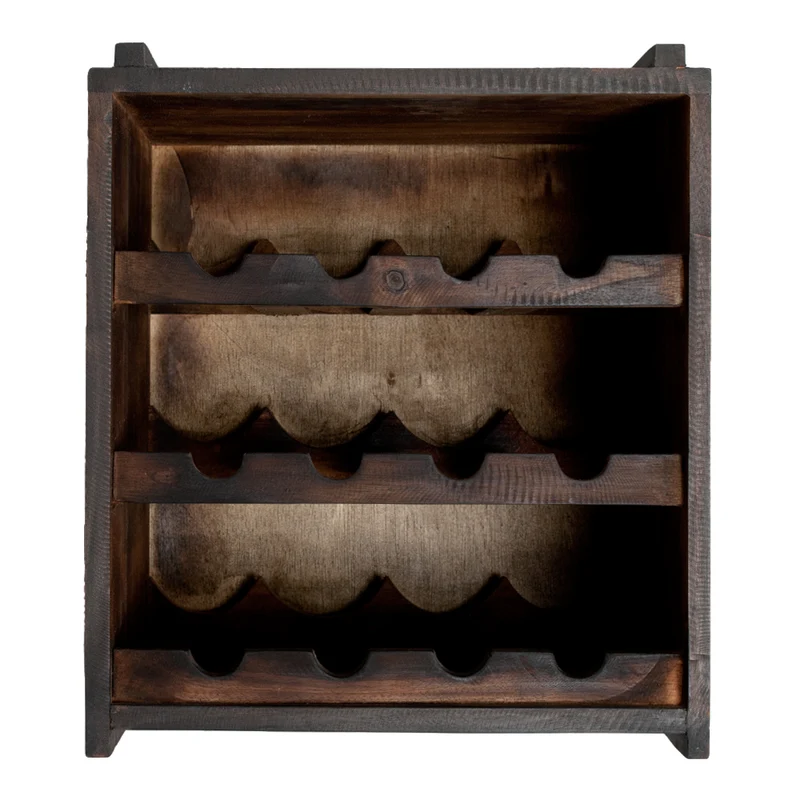 Flaschenbox SURAT Brown ca. H40cm Mahagoni Shabby Weinregal