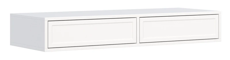 Toilettentisch Velveto mit zwei Schubladen 110 cm weiß