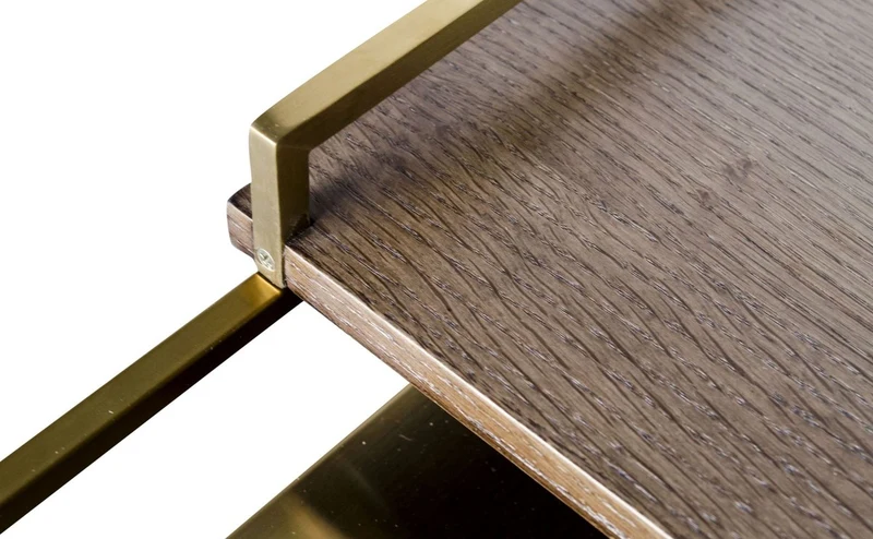 Casa Padrino Luxus Designer Beistelltisch Gold 45 x 45 x H. 80,5 cm - Designer Möbel