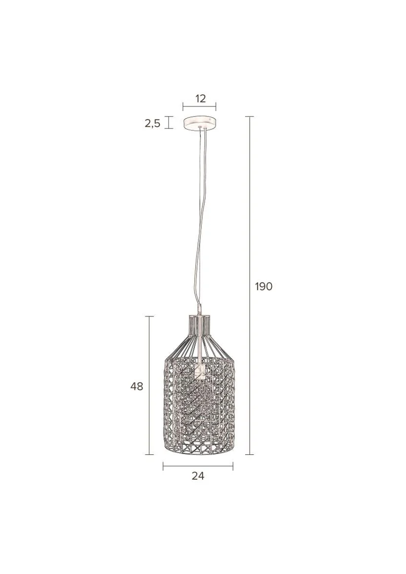 Mesh Pendelleuchte JIM TALL von DutchBone