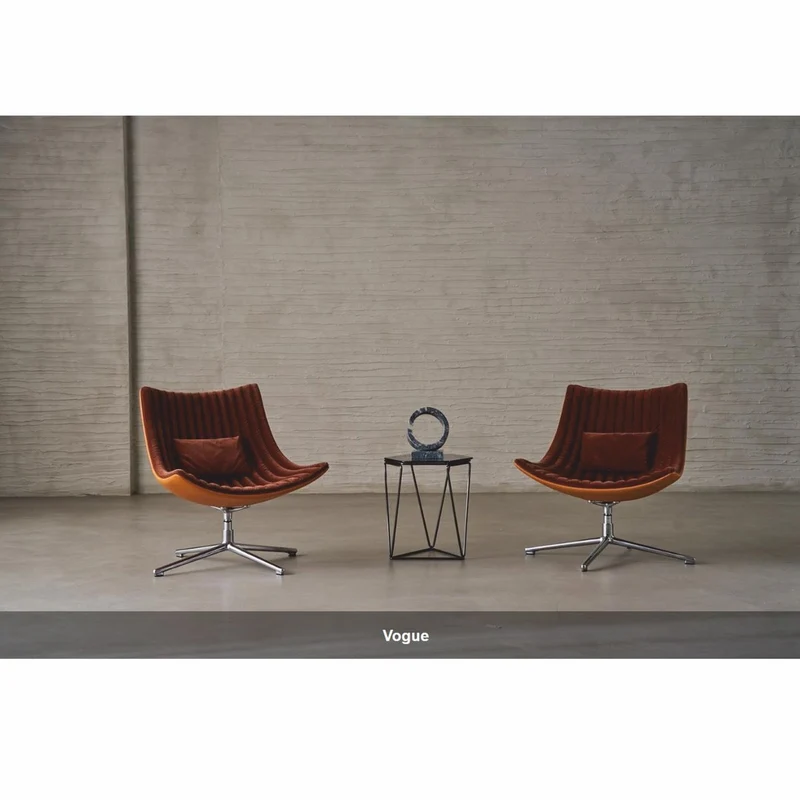 Casa Padrino Luxus Drehsessel Dunkelbraun / Braun / Silber - Wohnzimmer & Hotel Möbel