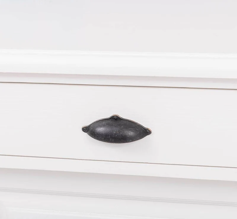 Kommode aus Massivholz | Sideboard mit 3 Schubladen und 3 Schiebetüren
