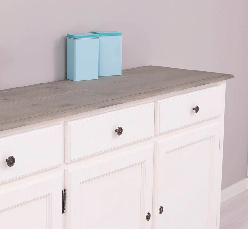 Sideboard aus Massivholz | Kommode mit 4 Schubladen und 4 Türen