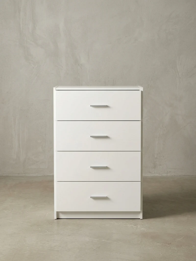 Sideboard – Hochglanz, 4 Schubladen, modern, vielseitig