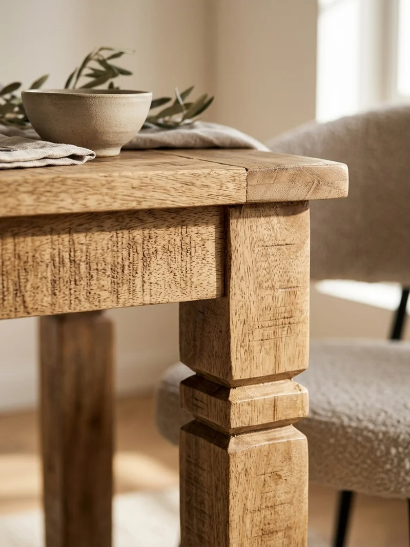 Esstisch Massivholz Quadratisch Landhausstil