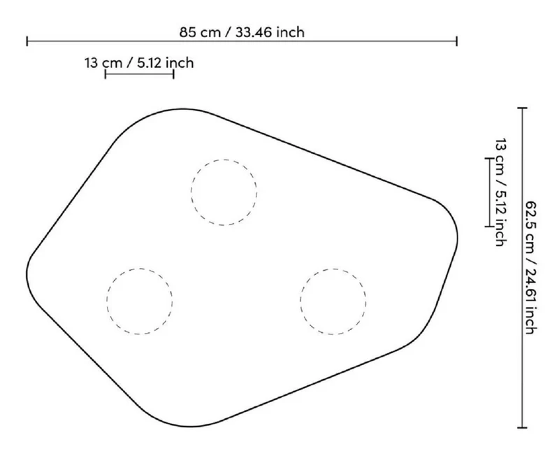 Casa Padrino Luxus Fiberglas Beistelltisch Hochglanz Weiß 85 x 62,5 x H. 41,5 cm - Fiberglas Tisch - Wohnzimmer Möbel - Hotel Möbel - Luxus Möbel - Fiberglas Möbel