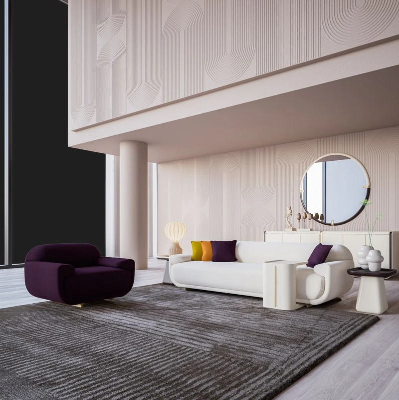 Casa Padrino Luxus Sideboard Creme / Schwarz / Beige 260 x 60 x H. 75 cm - Massivholz Schrank mit 6 Türen - Esszimmer Möbel - Luxus Möbel - Luxus Einrichtung
