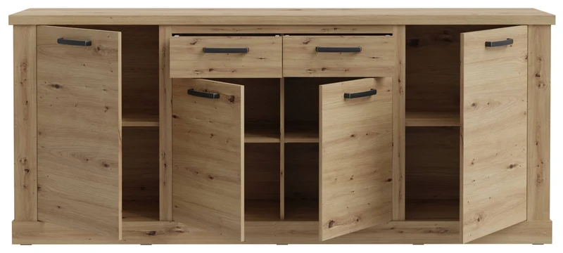 Sideboard CORONA 4 Türen 2 Schubladen Optik: Artisan Eiche von Forte