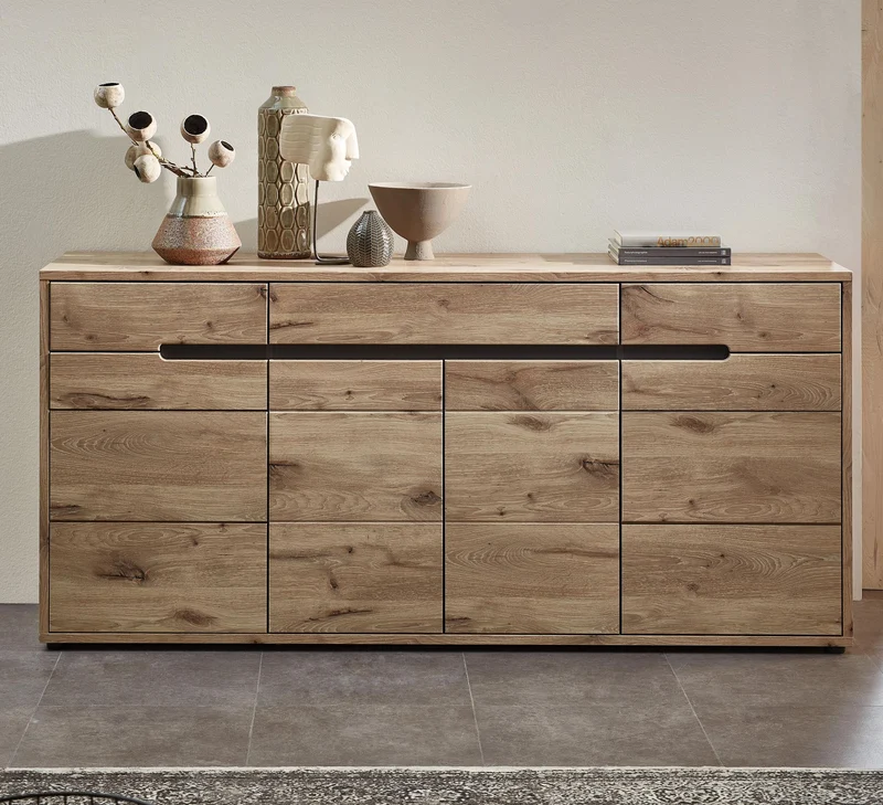 Sideboard BELLANO Viking Oak Nature mit Graphit