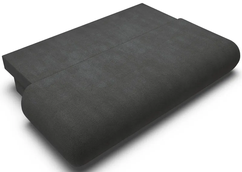 Dreisitziges ausklappbares Sofa Armone in Graphit Chenille