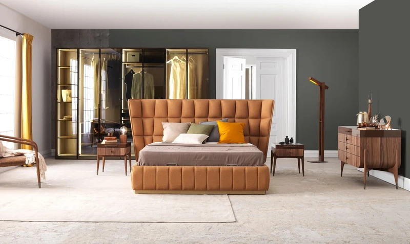 Casa Padrino Luxus Massivholz Kommode mit 4 Schubladen Braun / Dunkelbraun 123 x 60 x H. 82 cm - Schlafzimmer Kommode - Schlafzimmer Möbel - Luxus Möbel - Luxus Einrichtung - Möbel Luxus