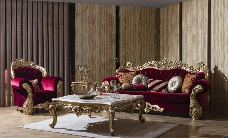Casa Padrino Luxus Barock Couchtisch Weiß / Gold 130 x 130 x H. 51 cm - Prunkvoller Massivholz Wohnzimmertisch - Barock Wohnzimmer Möbel