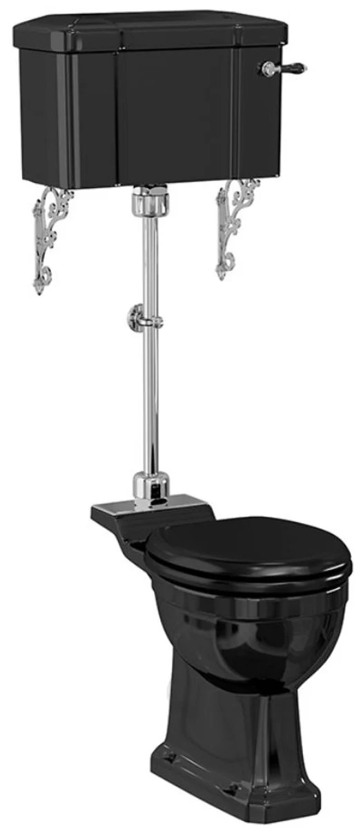 Casa Padrino Luxus Jugendstil WC mit Hänge Spülkasten 51 x 73 x H. 142 cm - Verschiedene Farben - Badezimmer Möbel - Luxus Qualität