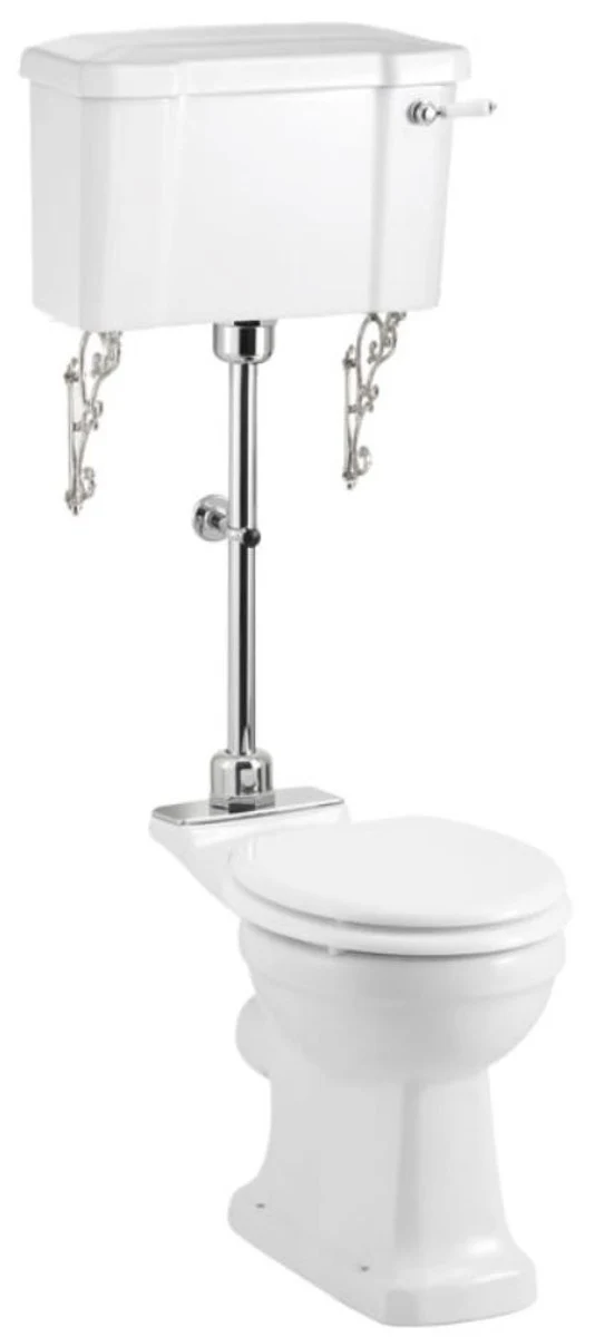 Casa Padrino Luxus Jugendstil WC mit Hänge Spülkasten 51 x 73 x H. 142 cm - Verschiedene Farben - Badezimmer Möbel - Luxus Qualität