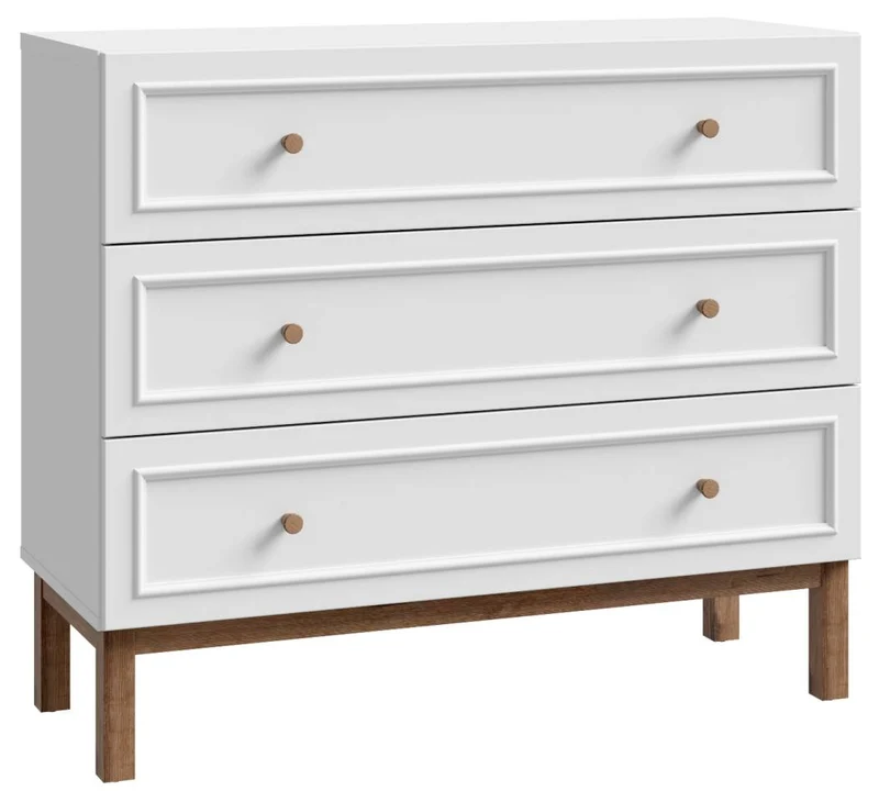 Schubladenkommode PENKRIDGE 3 Schubladen, Optik: Secret Grey von Forte