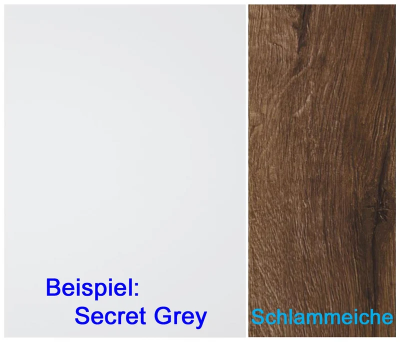Sideboard PENKRIDGE mit 4 Türen, Secret Grey im modernen Landhausstil