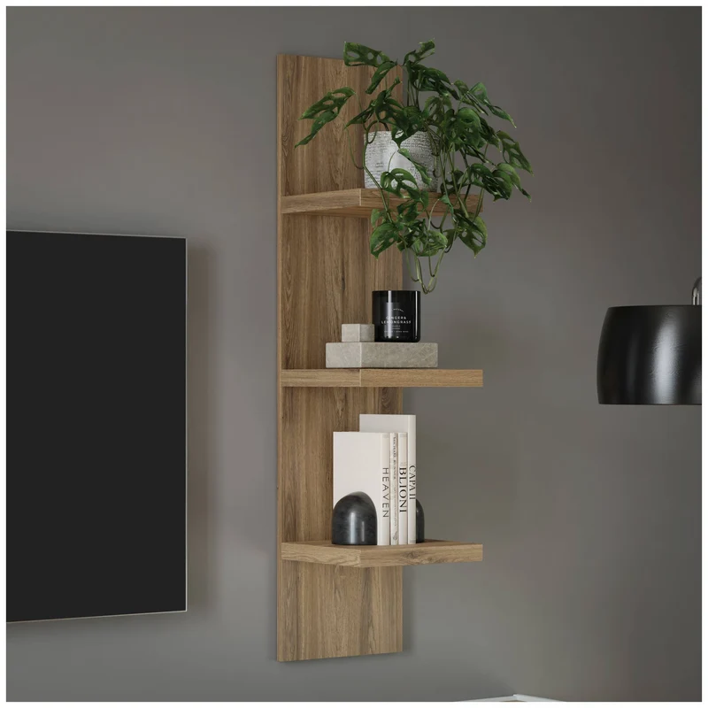 Wandboard LEWISVILLE B03 mit Ablagen Optik: Valencia Oak