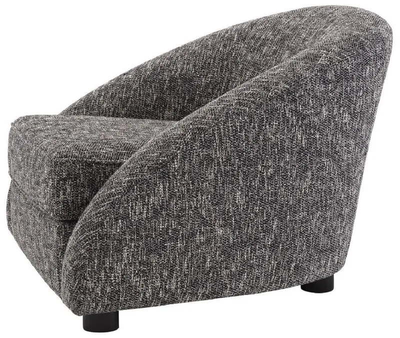 Casa Padrino Luxus Sessel Schwarz / Schwarz 88 x 80 x H. 65 cm - Wohnzimmer Sessel - Luxus Wohnzimmer Möbel