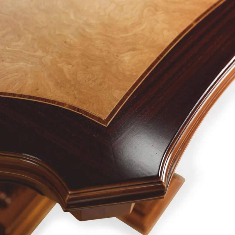 Casa Padrino Luxus Barock Esstisch Braun / Naturfarben 310 cm - Barock Esszimmer Möbel