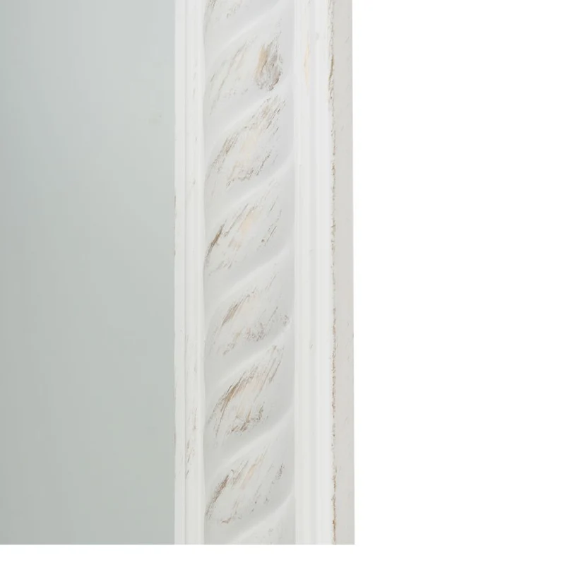 Traumhafter Spiegel MIRA 162x72cm antik-weiss Facette